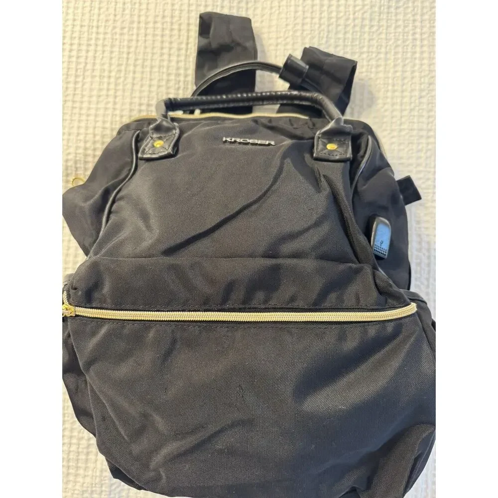 Kroser Laptop Bag Backpack Black Professional Work Travel